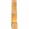 Ekena Millwork Saratoga Rough Sawn Timber Gable Bracket, Western Red Cedar, 72"W x 33"H x 6"D x 6"F, 11/12 Pitch GBW072X33X0606SAR00RWR - alternate 3